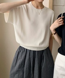 FENNEL ❣️ブラック リブ編み 半袖ニット　新品未使用　ぽっぽ 楽天市場】ニットHネック ハイネック シンプル ロングシーズン