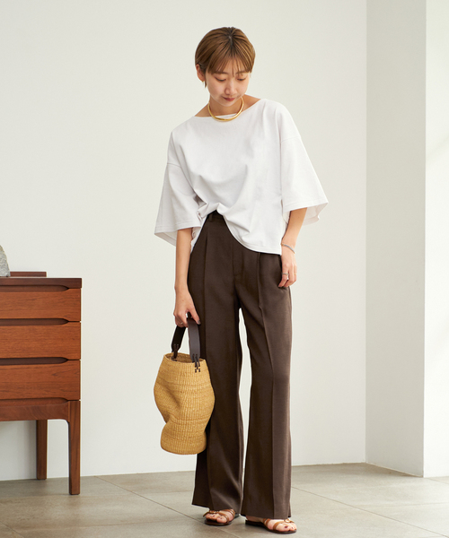 plage パンツ 《追加》washable linen混パンツ2◇ : ZOZOTOWN