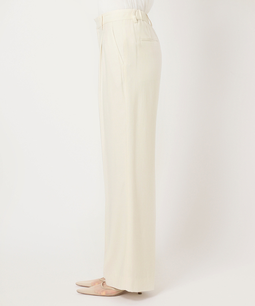 セール】《追加》washable linen混 ハイウエストパンツ