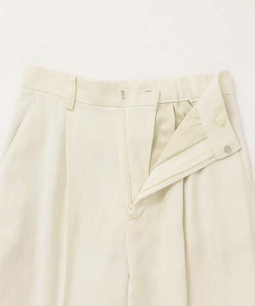 セール】《追加》washable linen混 ハイウエストパンツ