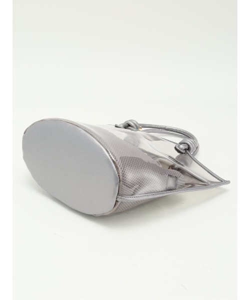 m.f.editorial(エムエフエディトリアル)の「【ポーチ付き】インナーポーチ付き クリアバッグ(ハンドバッグ・レディース・グレー/ブラウン・FREE)」の12枚目の写真