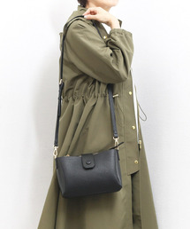 カシュカシュ cachecache / 横型3つ口ショルダーバッグ