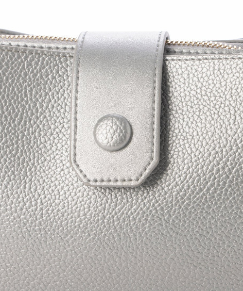 cache cache(カシュ カシュ)の「カシュカシュ cachecache / 横型3つ口ショルダーバッグ(ショルダーバッグ・レディース・ベージュ/グレー/シルバー/ブラック・FREE)」の6枚目の写真