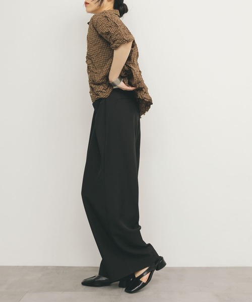 KBF（ケイビーエフ）の「ワッシャーチェックシャツ（シャツ/ブラウス・レディース・ホワイト/ブラウン系その他/グレー系その他・ONE）」の20枚目の写真