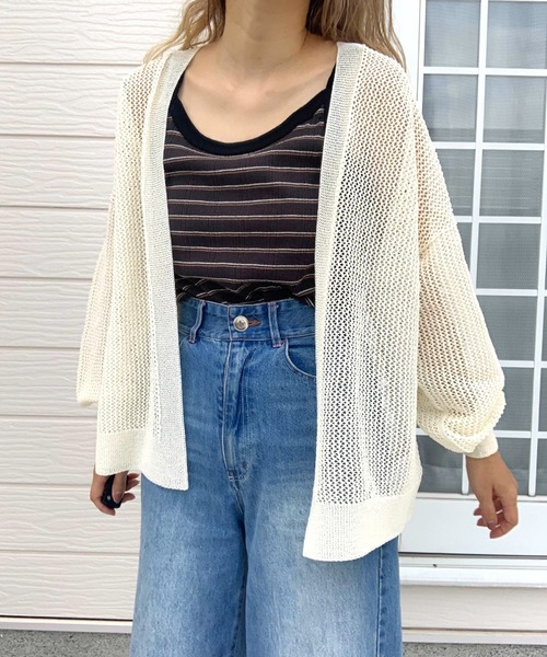 Q（キュー）の「ランダムリブ2wayキャミ（キャミソール・レディース・ブラック系/ホワイト系/アイボリー/パープル系/チャコールグレー/ベージュ系・MEDIUM）」の8枚目の写真