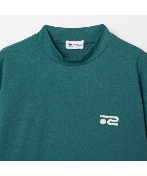 ROSASEN（ロサーセン）の「【Rosasen/GOLF】ソロナ半袖モックネック【University of Hawaiiコラボ】（シャツ/ブラウス・メンズ・グリーン/ブラック/ホワイト・50/48）」の12枚目の写真