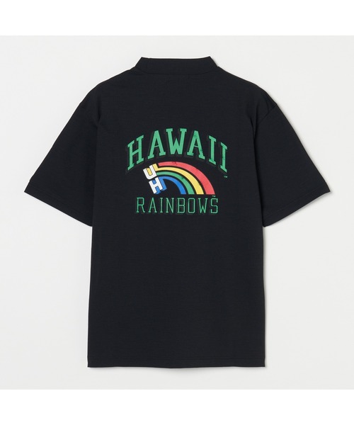 ROSASEN（ロサーセン）の「【Rosasen/GOLF】ソロナ半袖モックネック【University of Hawaiiコラボ】（シャツ/ブラウス・メンズ・グリーン/ブラック/ホワイト・50/48）」の9枚目の写真