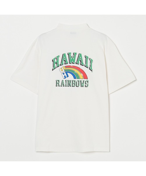 ROSASEN（ロサーセン）の「【Rosasen/GOLF】ソロナ半袖モックネック【University of Hawaiiコラボ】（シャツ/ブラウス・メンズ・グリーン/ブラック/ホワイト・50/48）」の7枚目の写真