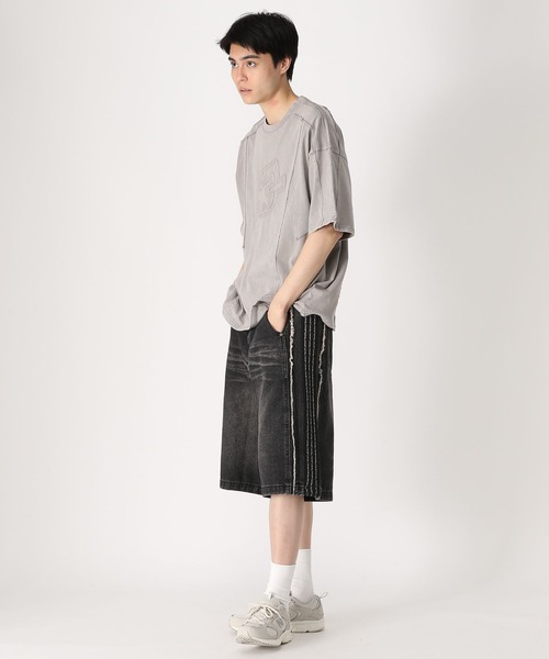 3.3 Field Trip （3.3フィールドトリップ）の「3.3 Field Trip／パッチロックT（Tシャツ/カットソー・メンズ・ライトグレー/ブラック・LARGE/MEDIUM）」の12枚目の写真