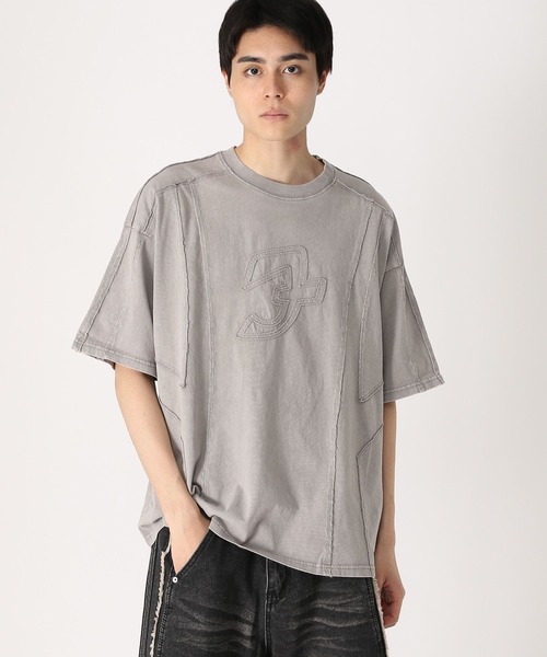 3.3 Field Trip （3.3フィールドトリップ）の「3.3 Field Trip／パッチロックT（Tシャツ/カットソー・メンズ・ライトグレー/ブラック・LARGE/MEDIUM）」の14枚目の写真