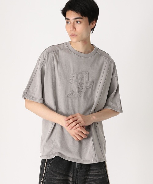 3.3 Field Trip （3.3フィールドトリップ）の「3.3 Field Trip／パッチロックT（Tシャツ/カットソー・メンズ・ライトグレー/ブラック・LARGE/MEDIUM）」の15枚目の写真