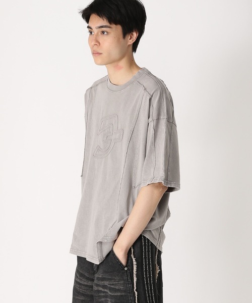 3.3 Field Trip （3.3フィールドトリップ）の「3.3 Field Trip／パッチロックT（Tシャツ/カットソー・メンズ・ライトグレー/ブラック・LARGE/MEDIUM）」の16枚目の写真