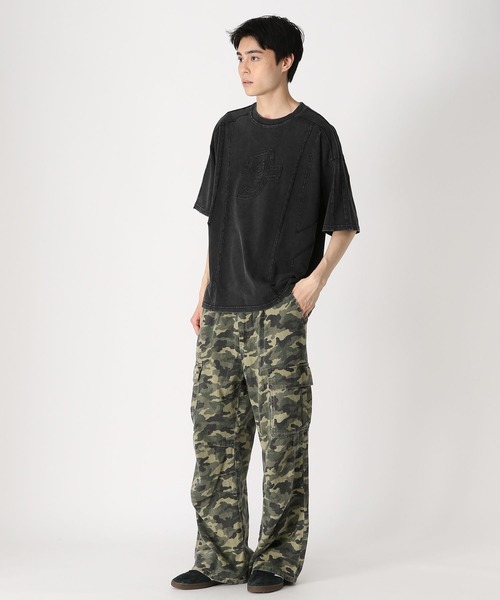 3.3 Field Trip （3.3フィールドトリップ）の「3.3 Field Trip／パッチロックT（Tシャツ/カットソー・メンズ・ライトグレー/ブラック・LARGE/MEDIUM）」の4枚目の写真