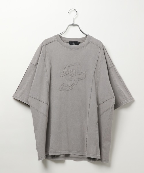 3.3 Field Trip （3.3フィールドトリップ）の「3.3 Field Trip／パッチロックT（Tシャツ/カットソー・メンズ・ライトグレー/ブラック・LARGE/MEDIUM）」の17枚目の写真