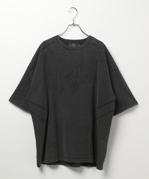 3.3 Field Trip （3.3フィールドトリップ）の「3.3 Field Trip／パッチロックT（Tシャツ/カットソー・メンズ・ライトグレー/ブラック・LARGE/MEDIUM）」の18枚目の写真