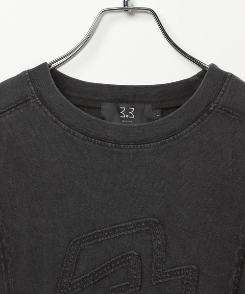 3.3 Field Trip （3.3フィールドトリップ）の「3.3 Field Trip／パッチロックT（Tシャツ/カットソー・メンズ・ライトグレー/ブラック・LARGE/MEDIUM）」の21枚目の写真