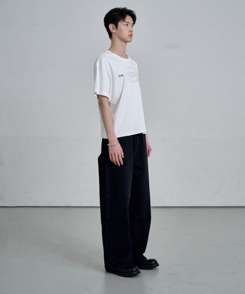 THE CLE(ザクレ)の「GRAPHIC T-SHIRTS / グラフィックTシャツ【グラフィック】【プリント】 半袖 Tシャツ カットソー トップス メンズ(Tシャツ/カットソー・メンズ・ホワイト/ブラック・LARGE/MEDIUM/SMALL)」の3枚目の写真
