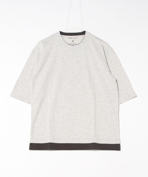 JEANS MATE（ジーンズメイト）の「【ZERO STAIN/ゼロステイン】汗染みの目立ちにくいTシャツ ZEROSTAIN 切り替えデザインTシャツ 防汚 UVカット 綿タッチ・厚手（Tシャツ/カットソー・メンズ・ブラック系その他/ブルー系その他/ブラック系その他2/ブルー系その他2/ホワイト系その他/ベージュ系その他2/ブラック系その他4/ベージュ系その他/ブルー系その他4/ブルー系その他3/ブラック系その他3/ホワイト系その他2・LARGE/MEDIUM/X-LARGE）」の8枚目の写真