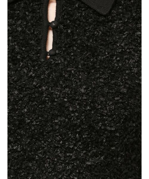 EMODA（エモダ）の「フリンジヤーンタンクトップ（ニット/セーター・レディース・アイボリー/ブラック/グレー・FREE）」の14枚目の写真