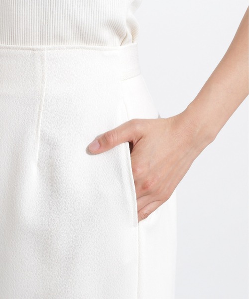 N.（N. Natural Beauty Basic）（エヌエヌナチュラルビューティーベーシック）の「【PS/低身長サイズ】ウエストダーツタイトスカート（スカート・レディース・オフホワイト/ブラウン・MEDIUM/P/S）」の15枚目の写真