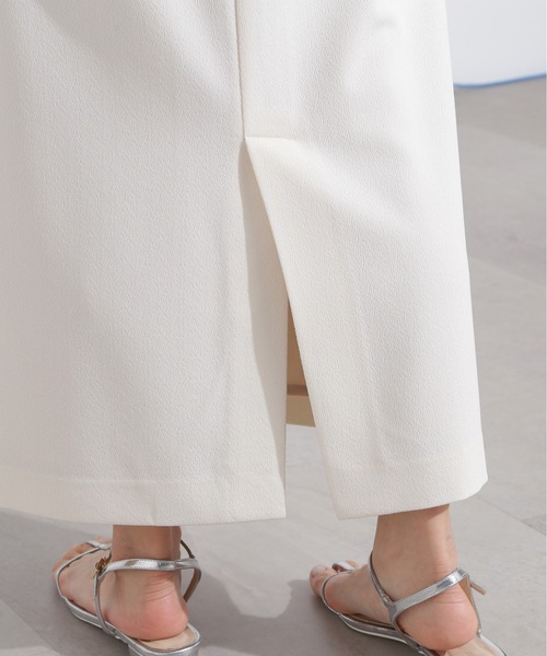 N.（N. Natural Beauty Basic）（エヌエヌナチュラルビューティーベーシック）の「【PS/低身長サイズ】ウエストダーツタイトスカート（スカート・レディース・オフホワイト/ブラウン・MEDIUM/P/S）」の17枚目の写真