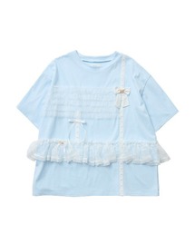 Lolime by mellfy memory（ロリミー バイ メルフィーメモリー）の「heavenly lace Tee（Tシャツ/カットソー）」