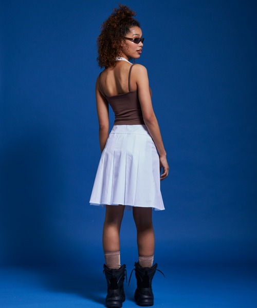 FIG&VIPER(フィグアンドバイパー)の「レイヤードブラトップ(キャミソール・レディース・ブラウン/ブラック/グレー・FREE)」の9枚目の写真