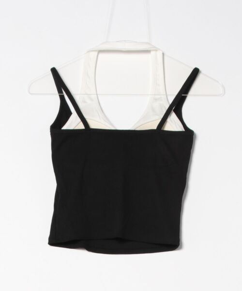 FIG&VIPER(フィグアンドバイパー)の「レイヤードブラトップ(キャミソール・レディース・ブラウン/ブラック/グレー・FREE)」の22枚目の写真