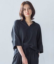 ロートレアモン　シンプル ブラック トップス ロートレアモン 長袖 カットソー トップス チュニック M
