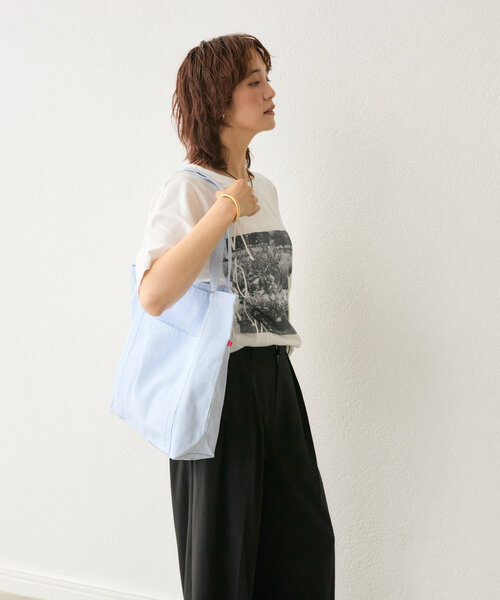 RIVE DROITE(リヴドロワ)の「【MONN.:.(モン)】color TOTE BAG(ハンドバッグ・レディース・サックスブルー/アイボリー/ピンク・FREE)」の11枚目の写真