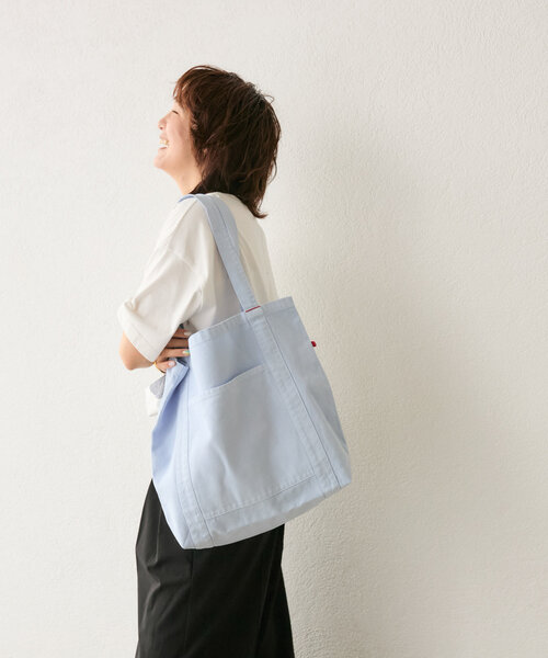 RIVE DROITE(リヴドロワ)の「【MONN.:.(モン)】color TOTE BAG(ハンドバッグ・レディース・サックスブルー/アイボリー/ピンク・FREE)」の16枚目の写真