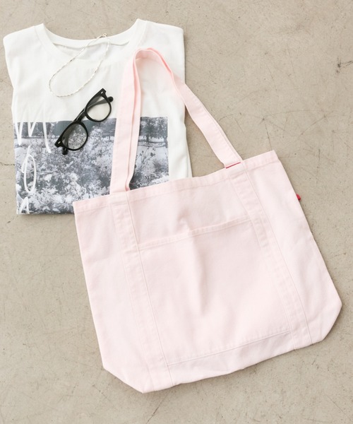 RIVE DROITE(リヴドロワ)の「【MONN.:.(モン)】color TOTE BAG(ハンドバッグ・レディース・サックスブルー/アイボリー/ピンク・FREE)」の1枚目の写真