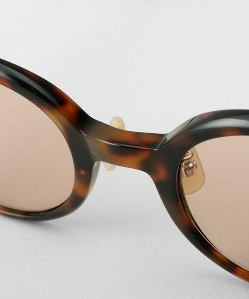 TAKEO KIKUCHI（タケオキクチ）の「【TAKEO KIKUCHI × THE BEDFORD HOTEL】ラウンドフレーム サングラス（サングラス・メンズ・グレー/ブラック/ダークブラウン系4・00）」の6枚目の写真