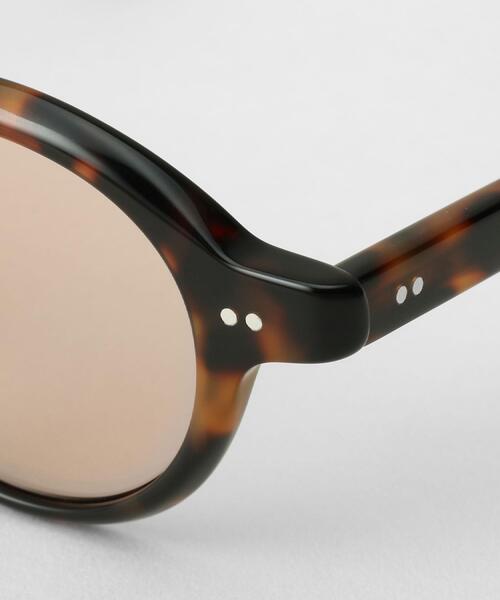 TAKEO KIKUCHI（タケオキクチ）の「【TAKEO KIKUCHI × THE BEDFORD HOTEL】ラウンドフレーム サングラス（サングラス・メンズ・グレー/ブラック/ダークブラウン系4・00）」の7枚目の写真