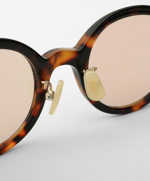 TAKEO KIKUCHI（タケオキクチ）の「【TAKEO KIKUCHI × THE BEDFORD HOTEL】ラウンドフレーム サングラス（サングラス・メンズ・グレー/ブラック/ダークブラウン系4・00）」の11枚目の写真