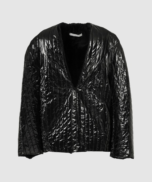 YOHEI OHNO(ヨウヘイオオノ)の「Reversible Quilted Top(その他トップス・レディース・ホワイト/ブラック・36)」の2枚目の写真