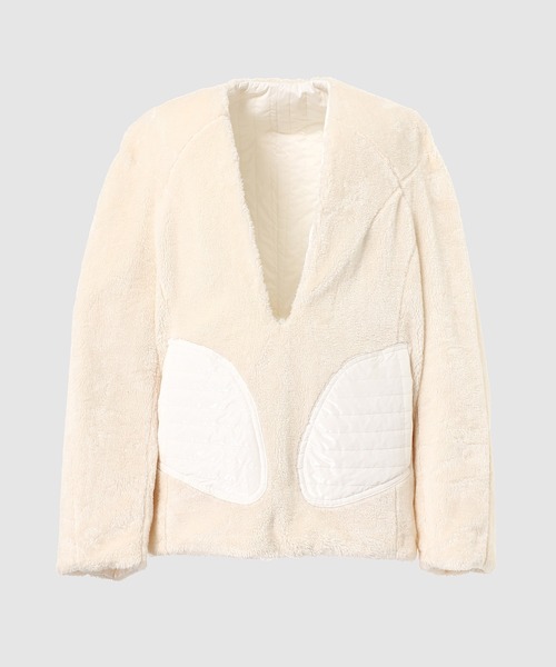 YOHEI OHNO(ヨウヘイオオノ)の「Reversible Quilted Top(その他トップス・レディース・ホワイト/ブラック・36)」の11枚目の写真