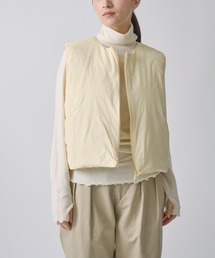 「miffew/ ミフュー」COLLARLESS DOWN VEST