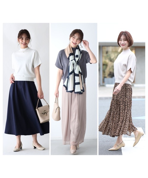今からの季節とにかく使える！半袖ニット（ニット/セーター