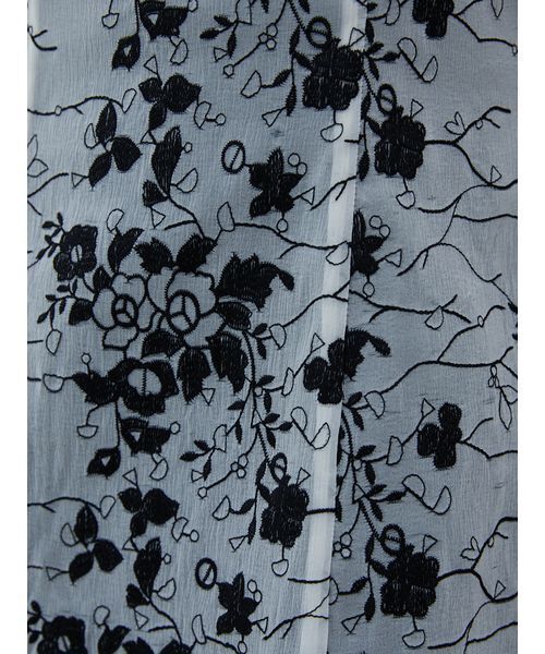 セール】エンブロイダリーシアーレイヤードドレス（ワンピース