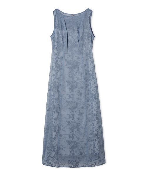 セール】エンブロイダリーシアーレイヤードドレス（ワンピース