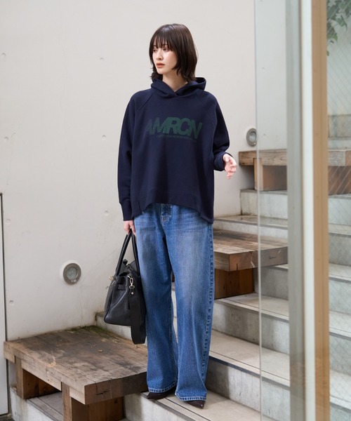 Rouge vif（ルージュヴィフ）の「【RED CARD/レッドカード】Montana カーブバギーデニム（デニムパンツ・レディース・ブルー・23/24/25/22）」の20枚目の写真