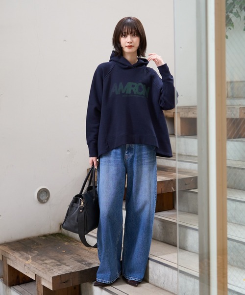 Rouge vif（ルージュヴィフ）の「【RED CARD/レッドカード】Montana カーブバギーデニム（デニムパンツ・レディース・ブルー・23/24/25/22）」の22枚目の写真