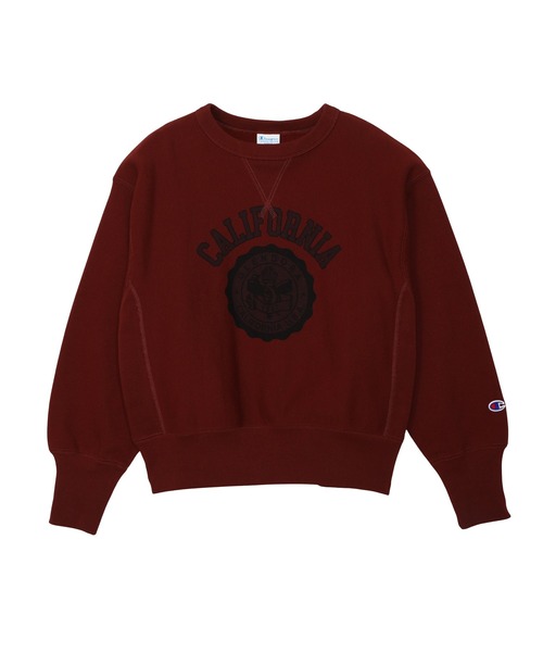 【Champion/チャンピオン】レディース リバースウィーブ(R) クルーネックスウェットシャツ