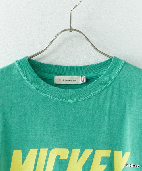 Disney(ディズニー)の「GOOD ROCK SPEED/グッドロックスピード /MICKEY/ Tshirt Tシャツ(Tシャツ/カットソー・メンズ・グリーン/アッシュ・S/M/L)」の7枚目の写真