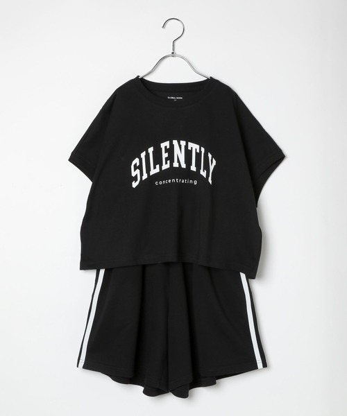 GLOBAL WORK(グローバルワーク)の「COOL/DRYセットアップ/494116(つなぎ/オールインワン・キッズ・ブラック/オフホワイト/ブルー・130cm/140cm/150cm/160cm)」の4枚目の写真