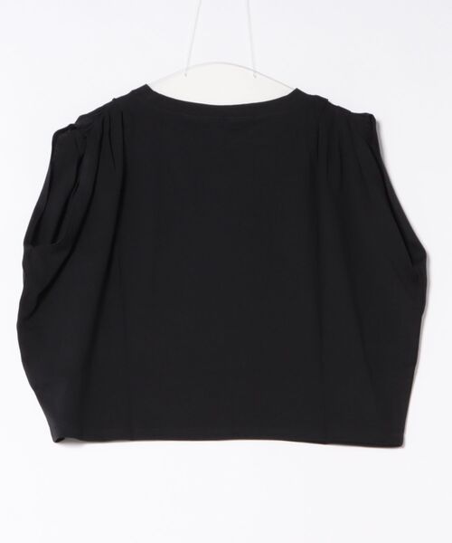 coca(coca)(コカ)の「袖タックTシャツ(Tシャツ/カットソー・レディース・グレー/ホワイト/ブラック/ライトグリーン・M/S/L)」の5枚目の写真