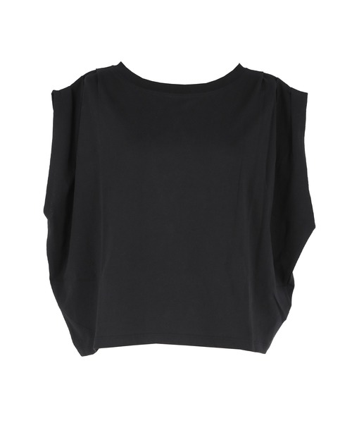 coca(coca)(コカ)の「袖タックTシャツ(Tシャツ/カットソー・レディース・グレー/ホワイト/ブラック/ライトグリーン・M/S/L)」の9枚目の写真