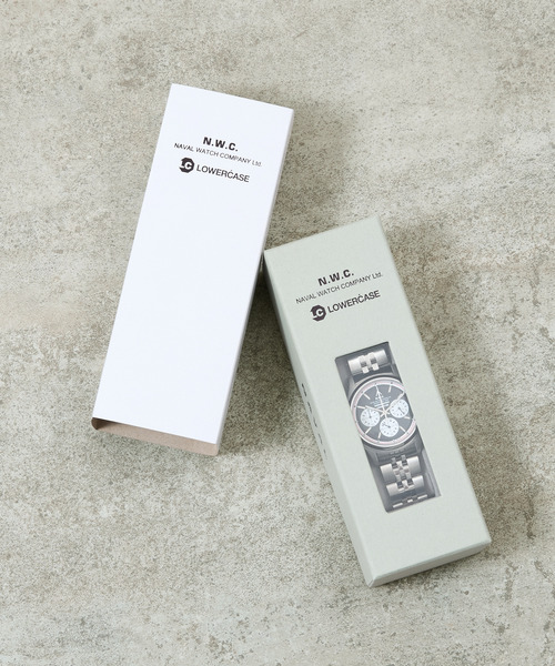 NAVAL WATCH(ナバルウォッチ)の「NAVAL WATCH ナバルウォッチ / Naval Watch Produced By LOWERCASE Chronograph 3links S/S Metal strap クロノグラフメタルストラップミリタリーウォッチ 腕時計 / FRXC012(アナログ腕時計・メンズ・シルバー・FREE)」の9枚目の写真