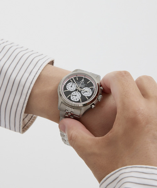ナバルウォッチクロノグラフ Naval Watch Produced By LOWERCASE FRXC001 Chronograph NATO strap